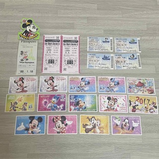 ディズニー(Disney)の【  使用済み  】ディズニーチケット 21枚(遊園地/テーマパーク)