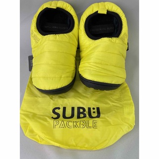 SUBU - ⭐️新品 SUBUパッカブルサンダル イエロー サイズ1