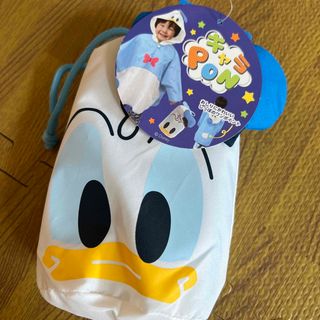 ディズニー(Disney)のポンチョ　レインコート　90cm 新品　ドナルド(レインコート)