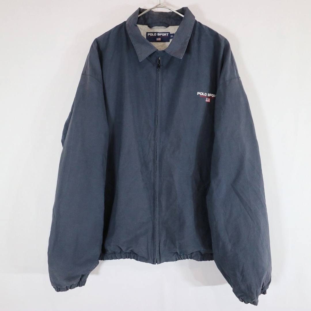 2000年代~ POLO SPORTS ポロスポーツ スイングトップ 防寒 アメカジ ネイビー (メンズ XL) N5312