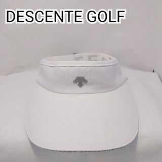 デサント(DESCENTE)のDESCENTE GOLF サンバイザー ホワイト【0267】(ウエア)