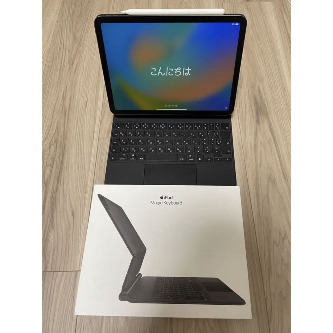 【即使用フルセット】iPadAir 4＋Magickeyboard＋pencil