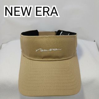 ニューエラー(NEW ERA)のNEW ERA ハンドリトゥンロゴ サンバイザー【0268】(ウエア)