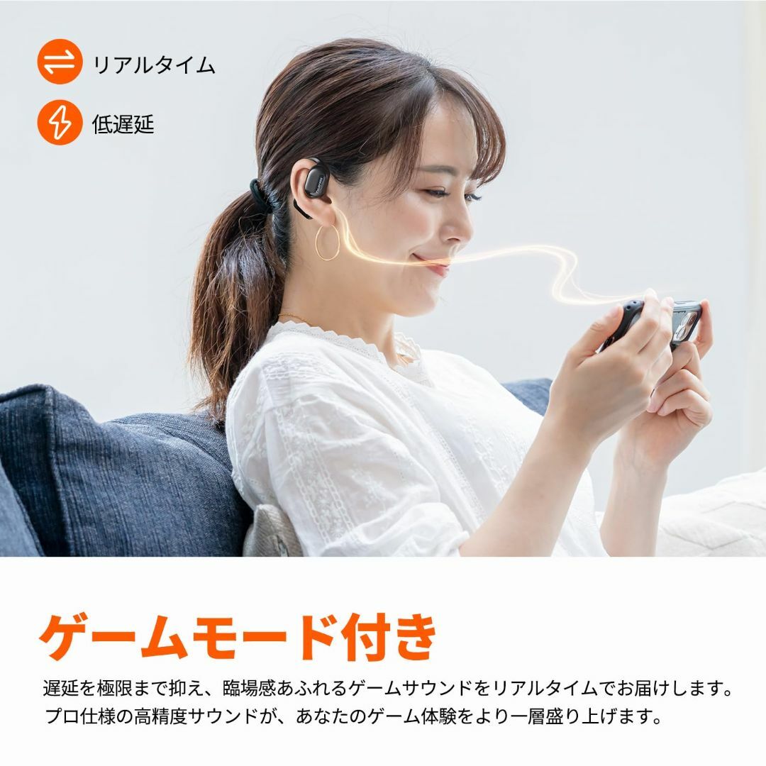 TRUEFREE O1「2023新モデル 耳掛け式イヤホン」 ワイヤレスイヤホン 1