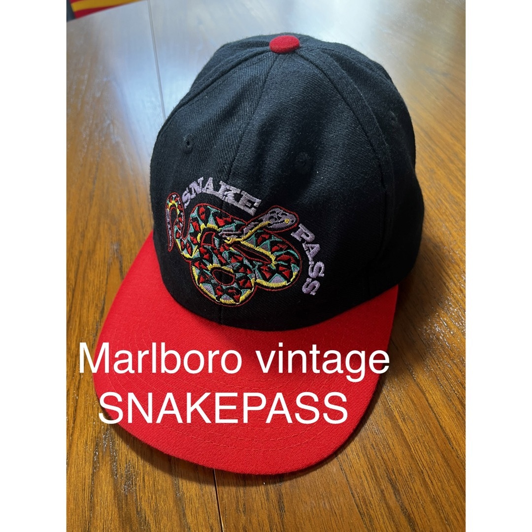 Marlboro SNAKEPASS CAP マルボロ ヴィンテージ キャップ スネークパス-