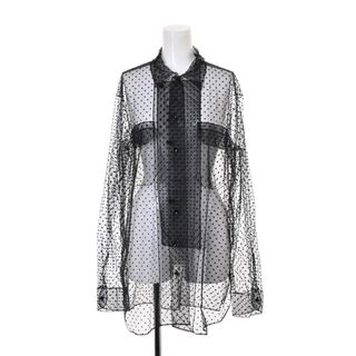 マルタンマルジェラ(Maison Martin Margiela)のMaison Margiela ドット シースルー シャツ(シャツ/ブラウス(長袖/七分))