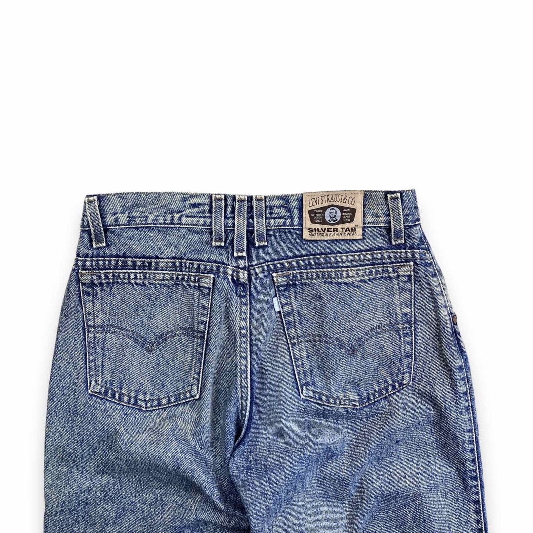 90s USA製 W42 Levi’s シルバータブ デニム バギーパンツ古着屋ぺけぽん