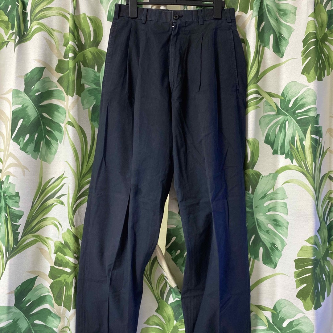 ヨウジヤマモト pour homme コットンギャバツータックスラックス