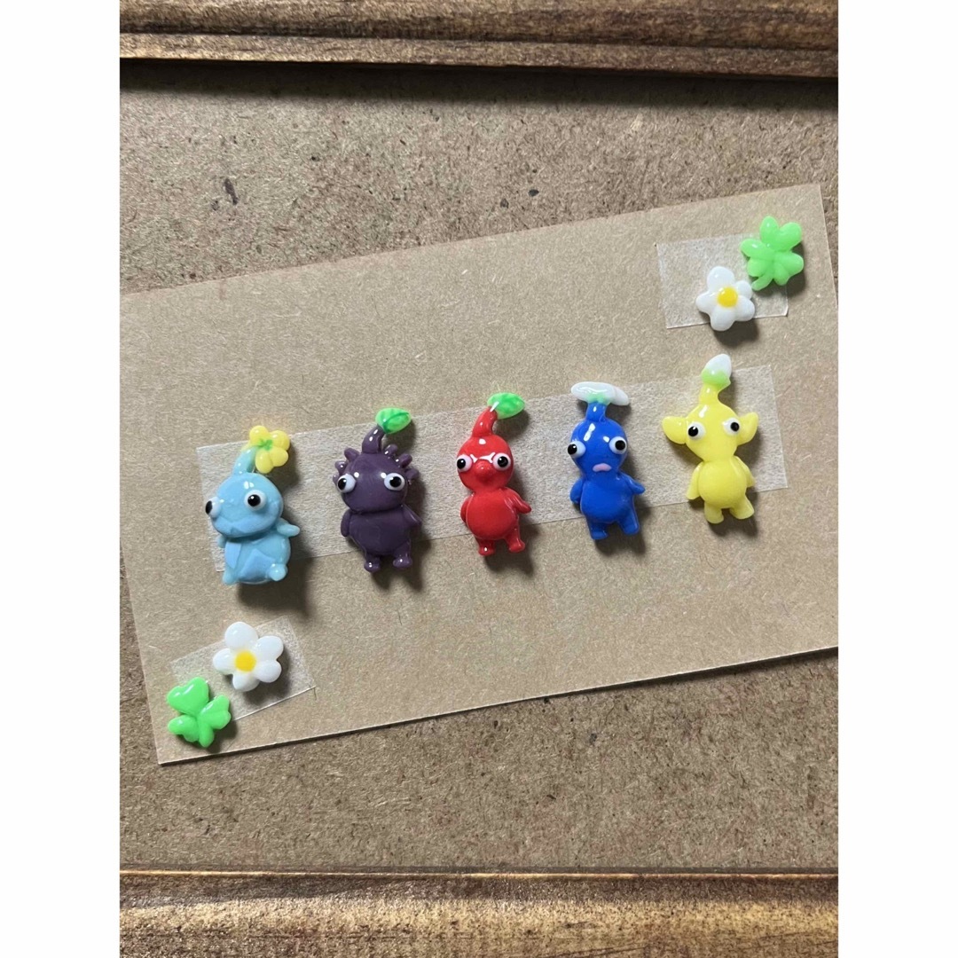 任天堂 - 3dネイルパーツ【ピクミン フラワー 氷ピクミン ゲーム 任天堂 - 3dネイルパーツ【ピクミン フラワー 氷ピクミン ゲーム