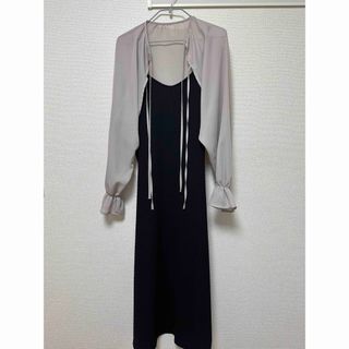 アベイル(Avail)のアベイル キャミソールワンピース ボレロ付き(ロングワンピース/マキシワンピース)