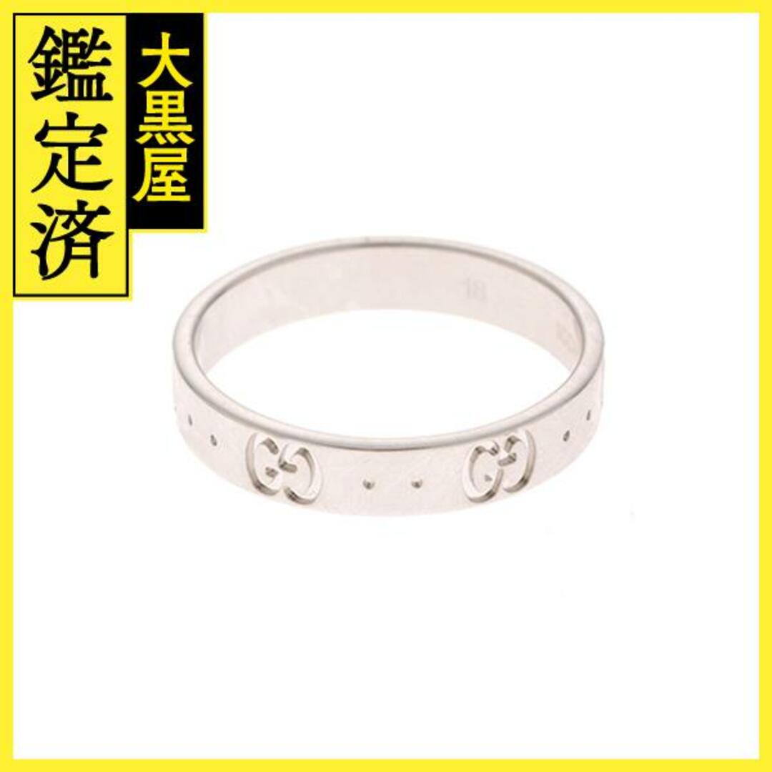 Gucci(グッチ)のグッチ  指輪・リング アイコンリング K18WG 3.9g　#18【430】 レディースのアクセサリー(リング(指輪))の商品写真