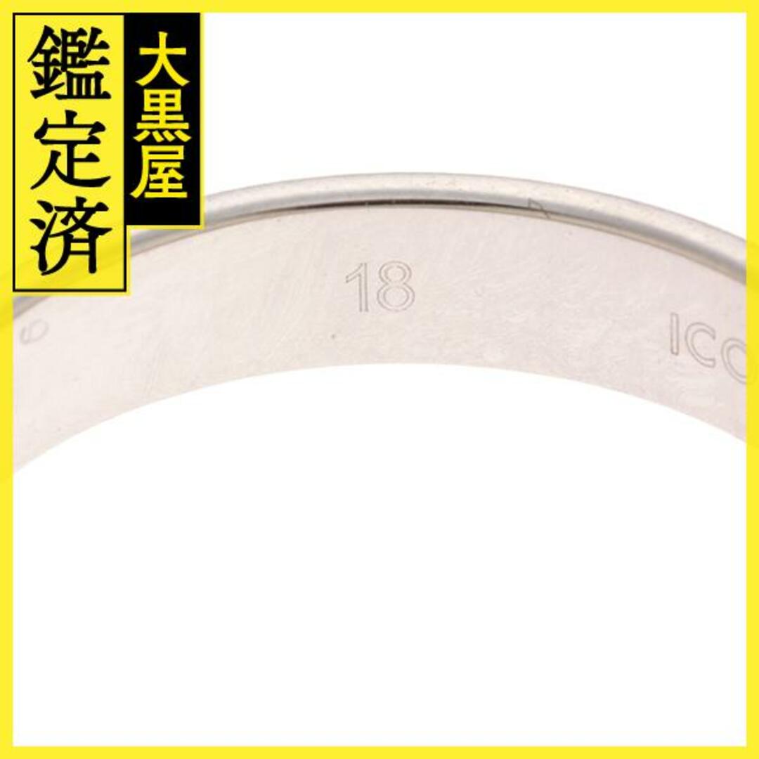 グッチ  指輪・リング アイコンリング K18WG 3.9g　#18【430】