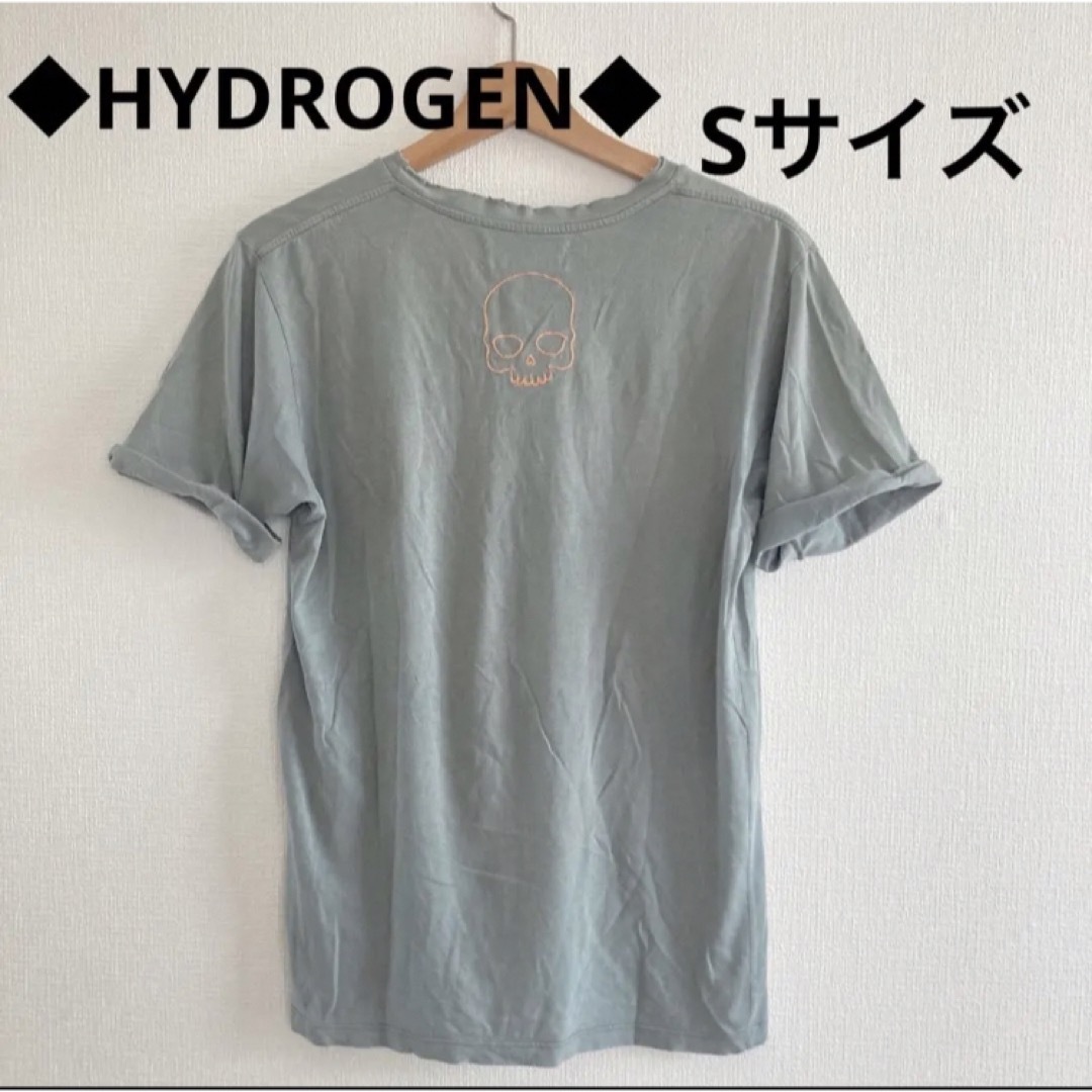 HYDROGEN - hydrogen ハイドロゲン メンズ 半袖 ダメージトップス S ...