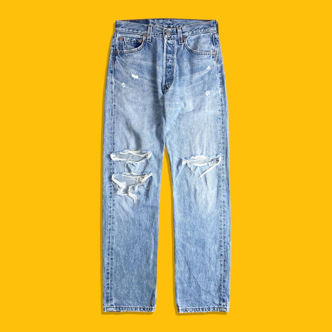 501 - 00s USA製 Levi's 501 リーバイス ヴィンテージクラッシュデニム ...