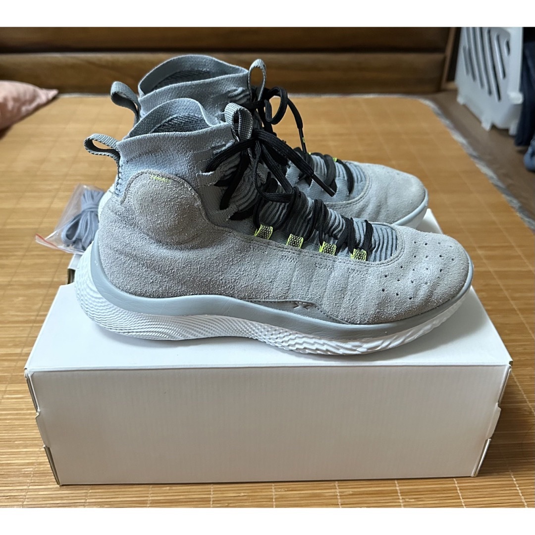 CURRY4FLOTROカリー4フロトロ27cmUS9グレー灰 - バスケットボール