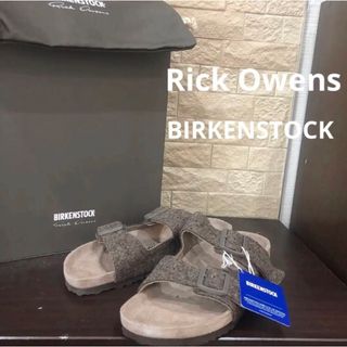 リックオウエンス(Rick Owens)の新品未使用タグ付き　ビルケンシュトック　リックオウエンス　サンダル　保管袋付き(サンダル)