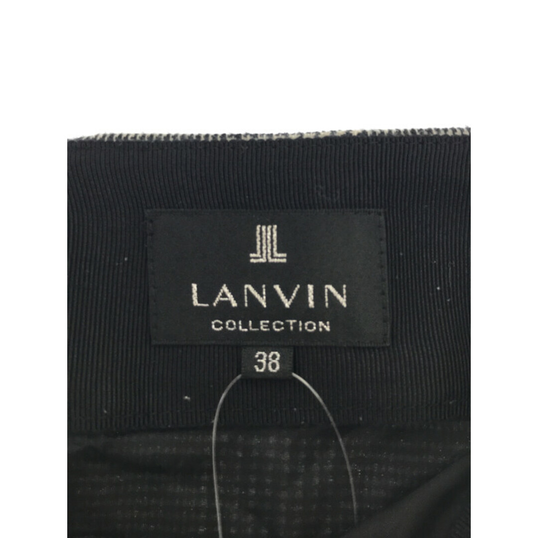 LANVIN COLLECTION(ランバンコレクション)のランバン コレクション ジップデザイングレンチェックスカート レディースのスカート(ロングスカート)の商品写真