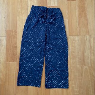 ザラキッズ(ZARA KIDS)の新品　Zara kids パンツ　ドット　140 ネイビー(パンツ/スパッツ)