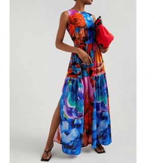 デシグアル(DESIGUAL)の新品✨デシグアル　定価25,900円　ロングワンピース　　大特価‼️(ロングワンピース/マキシワンピース)