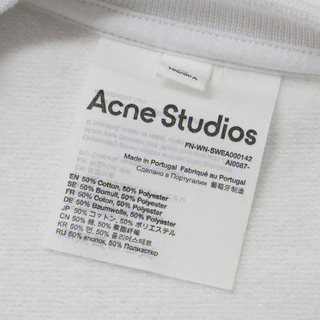 ACNE STUDIOS cotton トレーナー ロゴ コットン スェット