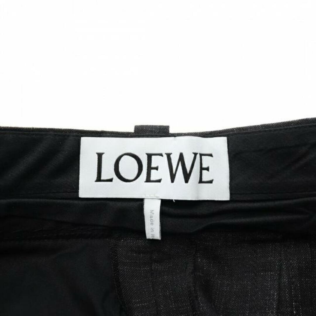 LOEWE(ロエベ)の サルエルパンツ ダークグレー ロゴ レディースのパンツ(サルエルパンツ)の商品写真