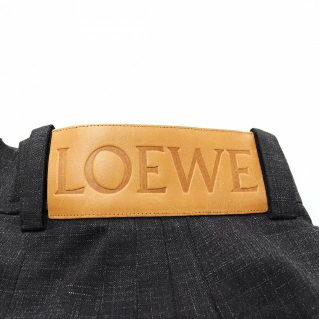 LOEWE(ロエベ)の サルエルパンツ ダークグレー ロゴ レディースのパンツ(サルエルパンツ)の商品写真