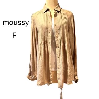 マウジー(moussy)のMOUSSY マウジー　ボリューム袖　長袖ブラウス　シャツ　とろみ　秋　プリーツ(シャツ/ブラウス(長袖/七分))