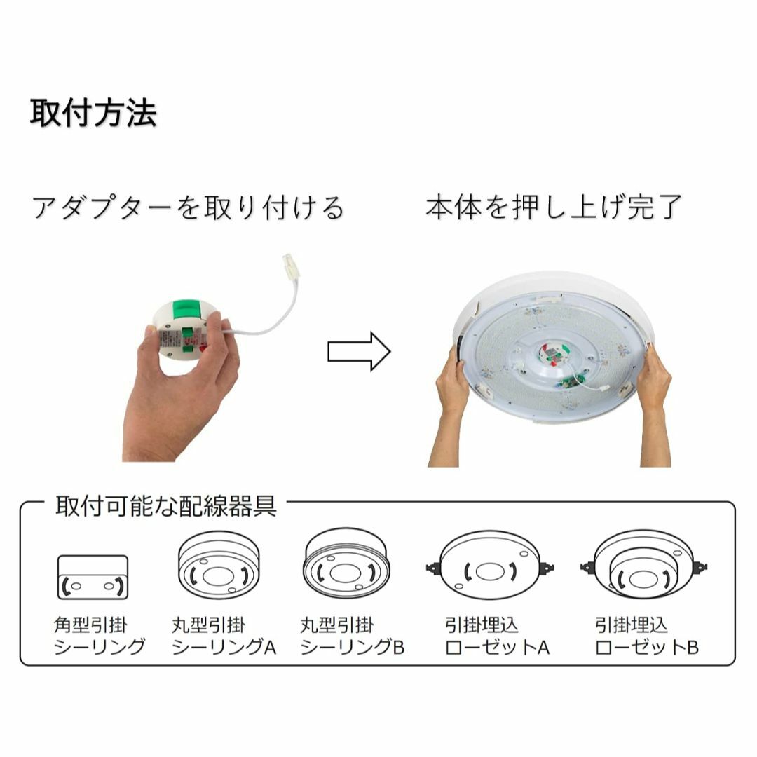 スワン電器 【空気清浄機能付き照明】空気をキレイにしながら循環させるLEDシーリ