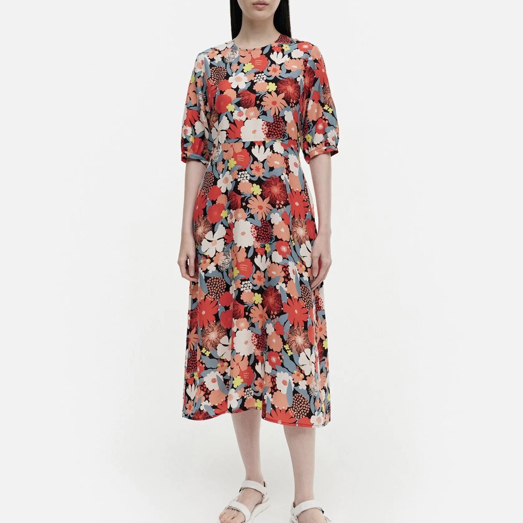 marimekko(マリメッコ)の【未使用】マリメッコ Absidi Suvikimppu ワンピース 34 レディースのワンピース(ひざ丈ワンピース)の商品写真