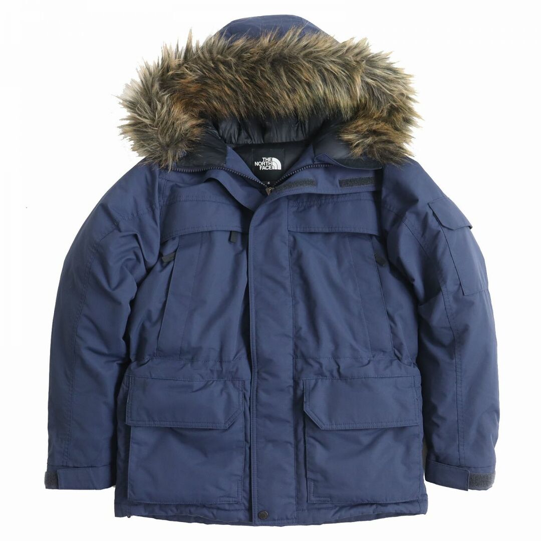 美品△正規品 THE NORTH FACE ザ・ノースフェイス ND91720Z Mcmurdo Parka マクマードパーカー ダウンジャケット ネイビー S メンズジャケット/アウター