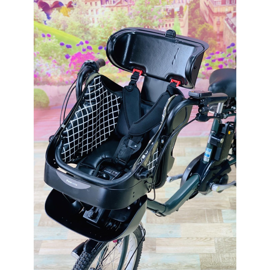 ☆5401子供乗せ電動アシスト自転車パナソニック3人乗り対応20インチ