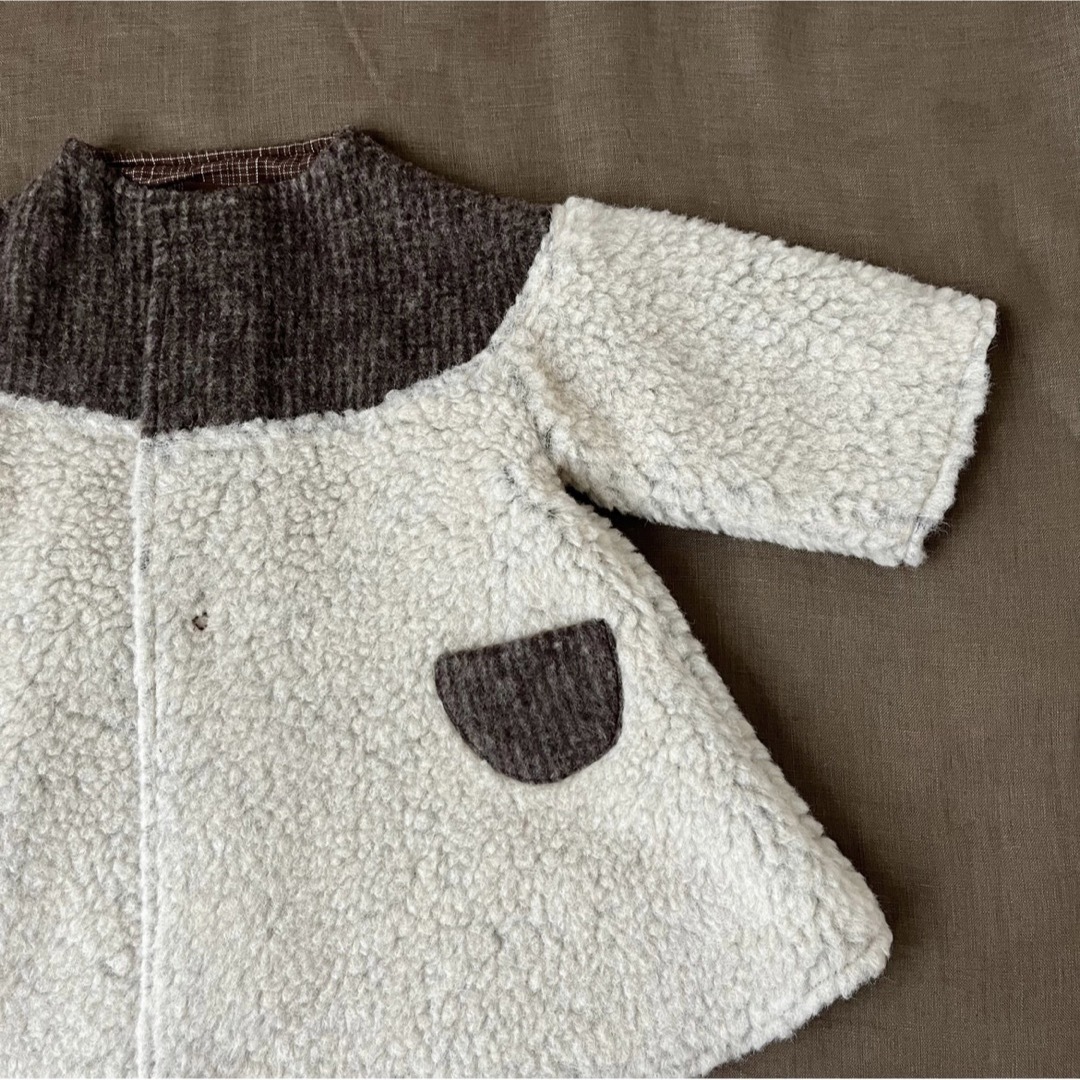 hello lupo Bell coat bianco 2-3y