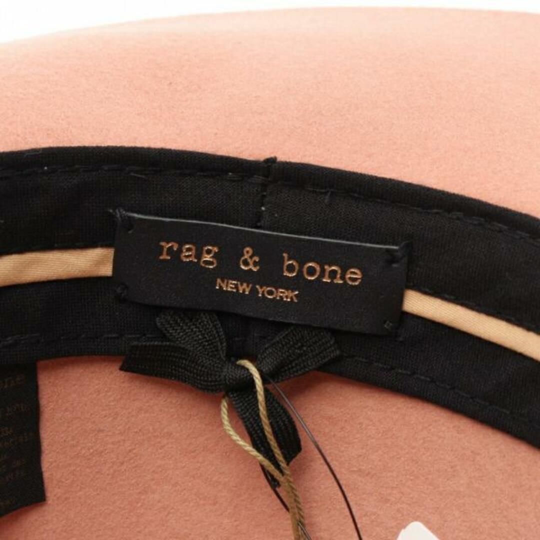 Rag & Bone(ラグアンドボーン)の 中折れ ハット ウール コーラルピンク ベージュ レディースの帽子(ハット)の商品写真