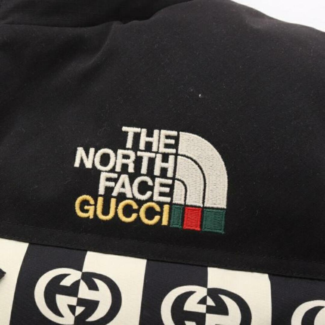 GUCCI × THE NORTH FACE ダウンベスト ブラック オフホワイト