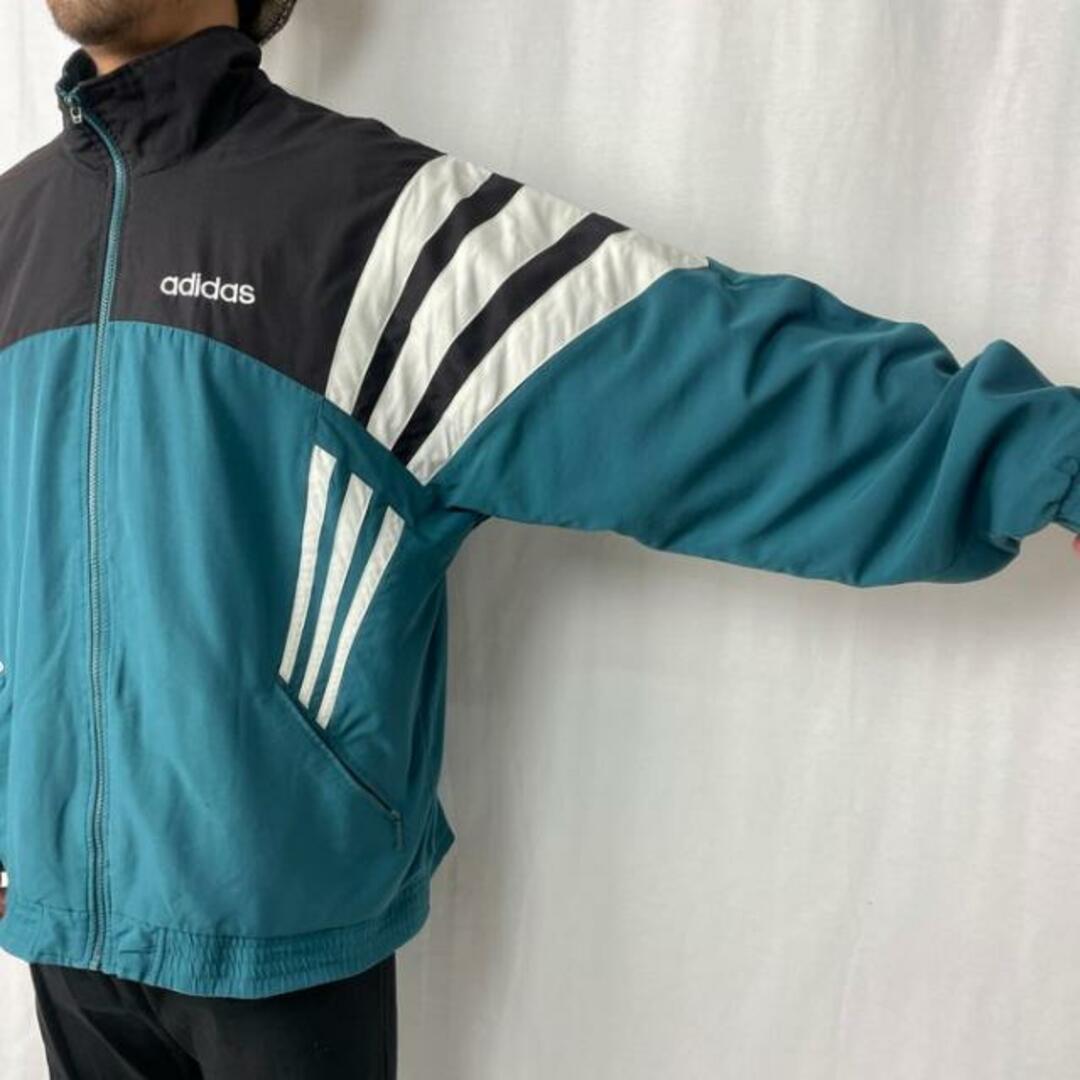 90年代 adidas アディダス パフォーマンスロゴ ポリエステル トラックジャケット メンズL-XL相当