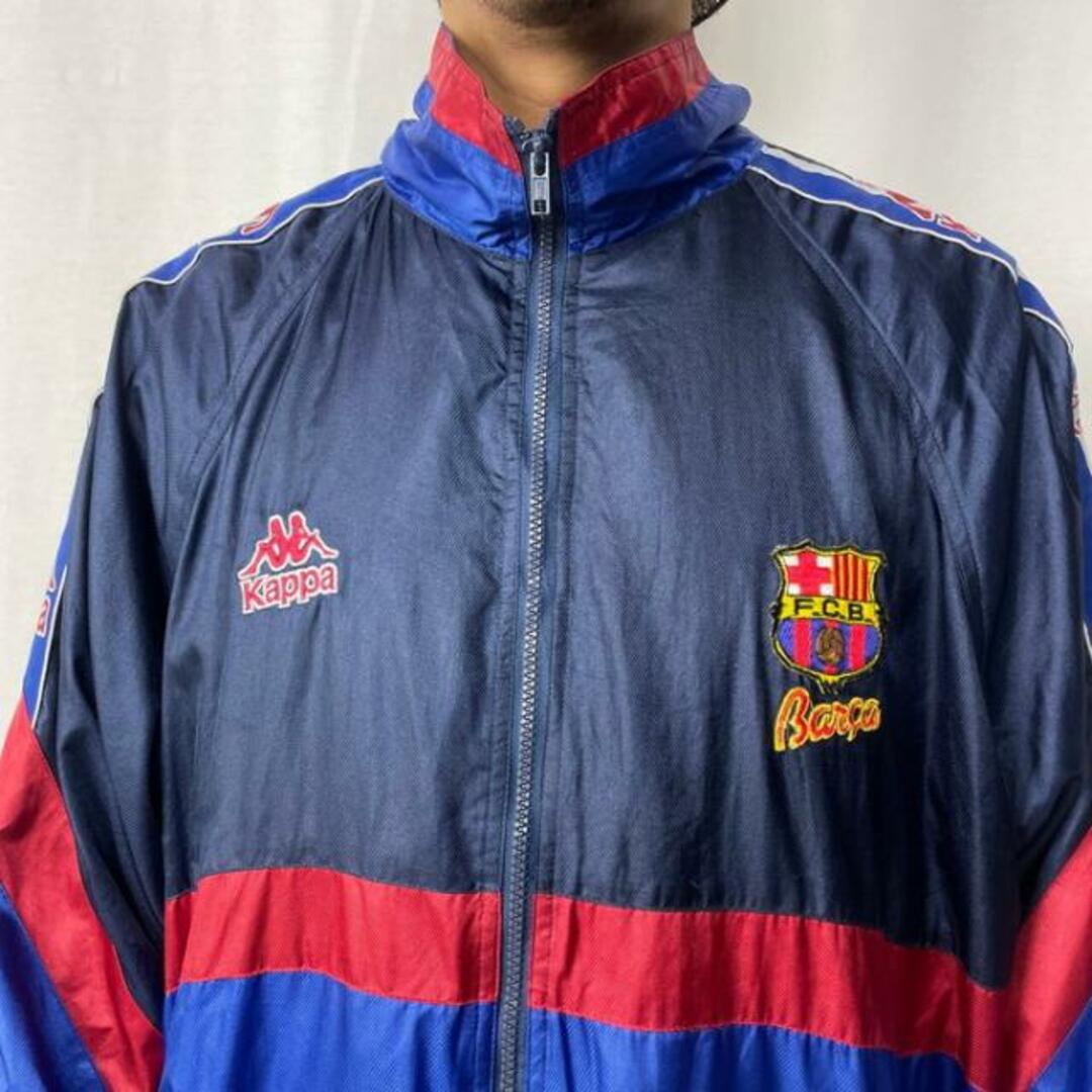90年代 FC BARCELONA Kappa バルセロナ カッパ ポリエステル トラックジャケット メンズXL