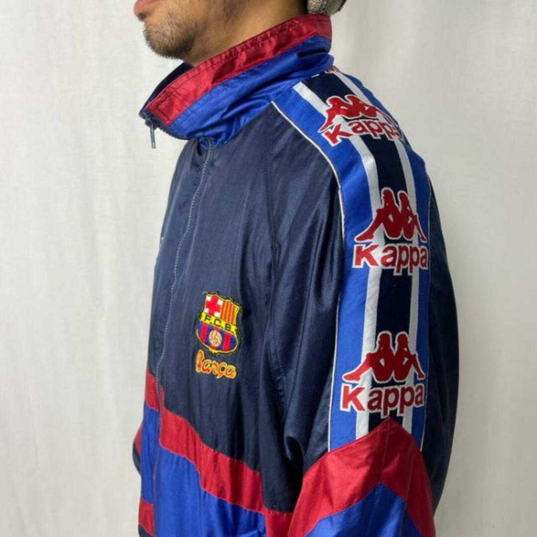 90年代 FC BARCELONA Kappa バルセロナ カッパ ポリエステル トラックジャケット メンズXL