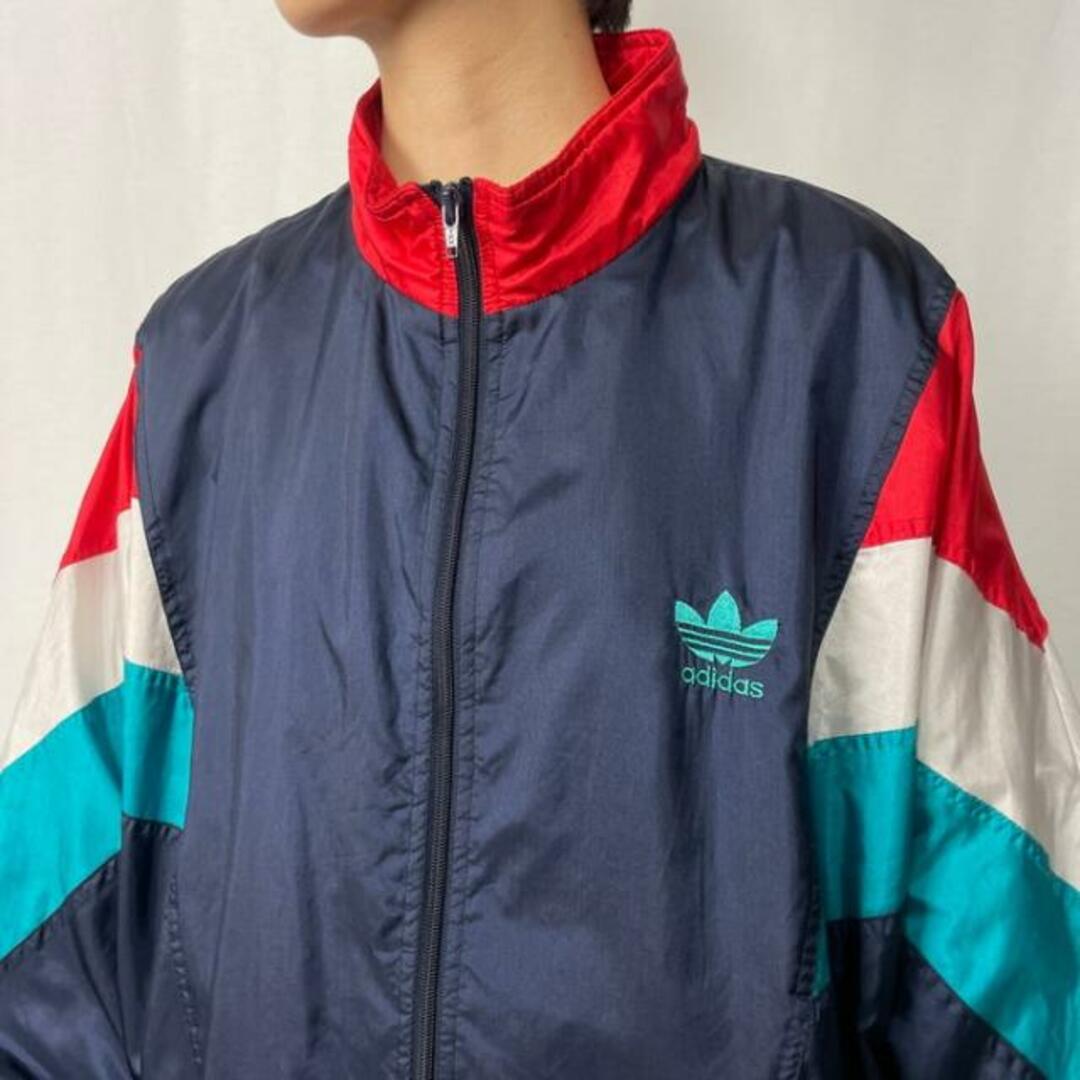 80年代 adidas アディダス ナイロン トラックジャケット メンズXL