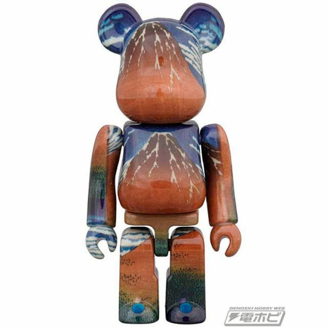 レディースBE@RBRICK 葛飾北斎 「冨嶽三十六景 凱風快晴」100％&400%