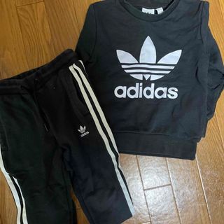 アディダス(adidas)の再値下げー！adidas キッズスウェット 上下セット 110cm(その他)