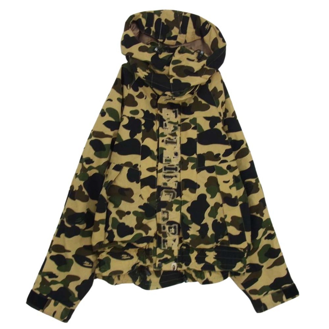 A BATHING APE アベイシングエイプ ジャケット 1st CAMO SNOW BOARD JACKET カモ スノーボード ジャケット ショート マウンテン パーカー カーキ系 サイズ表記無【中古】 | フリマアプリ ラクマ