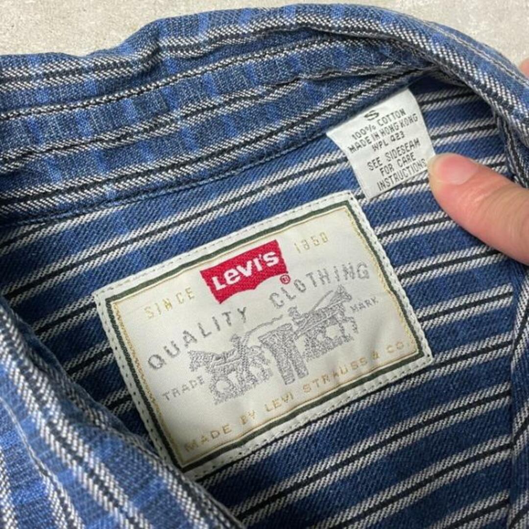 Levi's - 90年代 Levi's リーバイス 長袖 ストライプシャツ メンズM