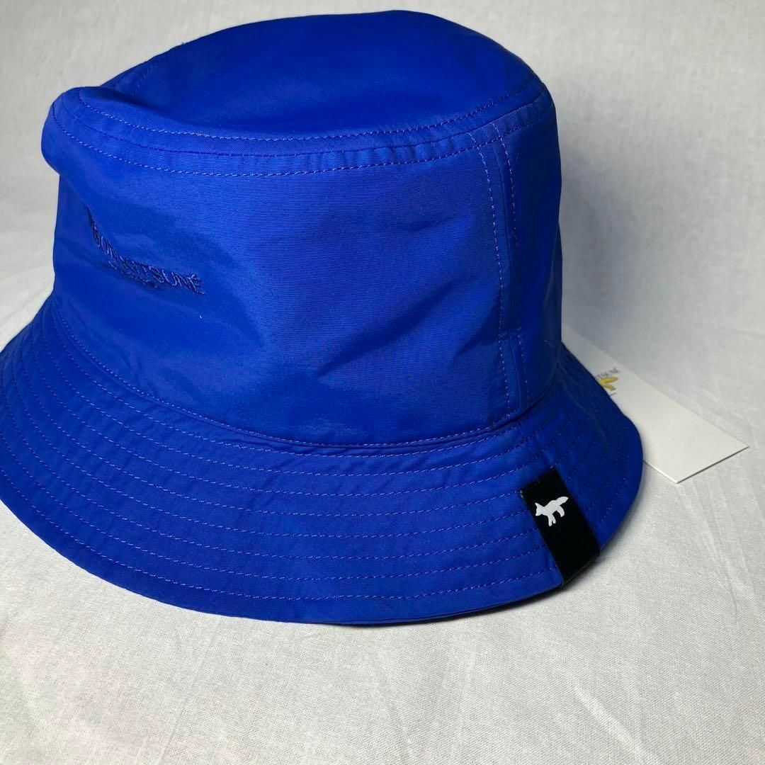 MAISON KITSUNE'(メゾンキツネ)の新品格安 メゾンキツネ テクニカルバケットハット DEEP BLUE XS/S2 メンズの帽子(ハット)の商品写真