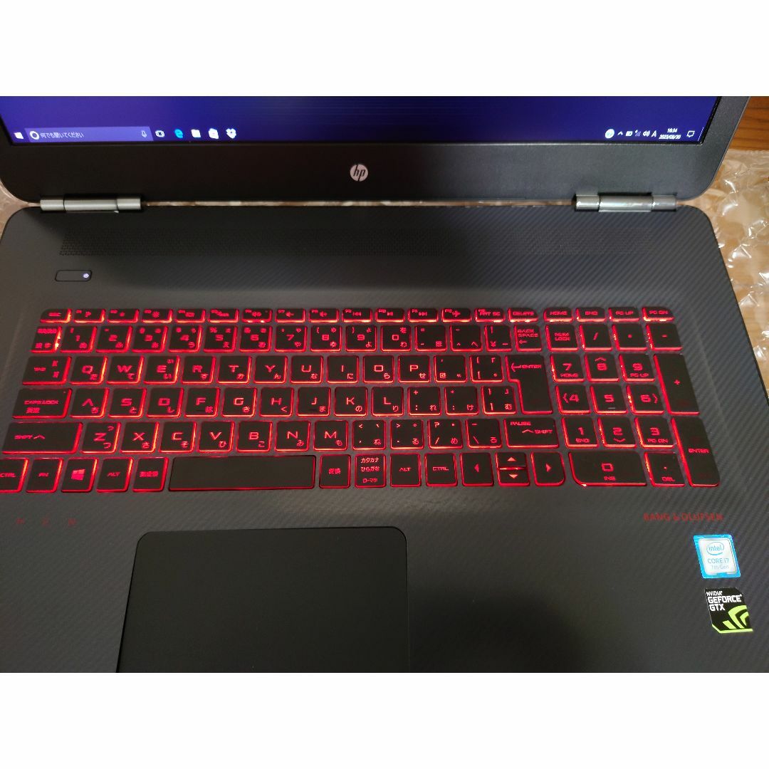 HP ゲーミングノートパソコン　Hp gaming i7-7700HQ GTX