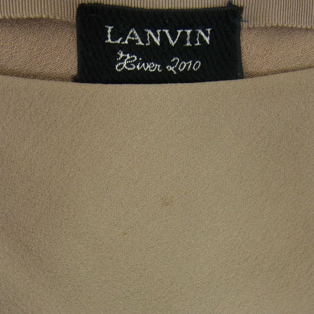 LANVIN ランバン W0-2064-1008-P4B ノースリーブ ワンピース ブラウン系 34