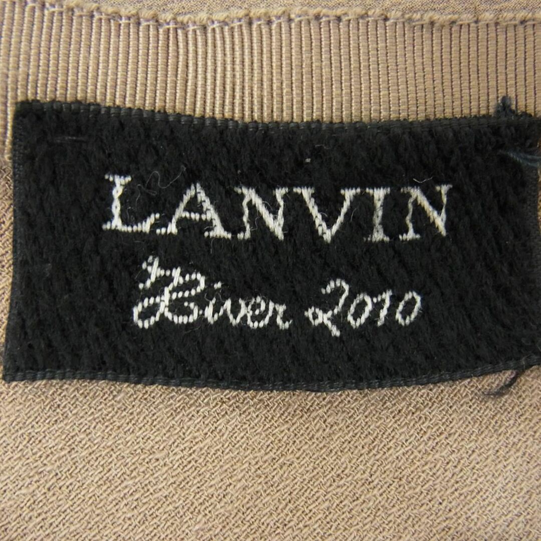 LANVIN ランバン W0-2064-1008-P4B ノースリーブ ワンピース ブラウン系 34