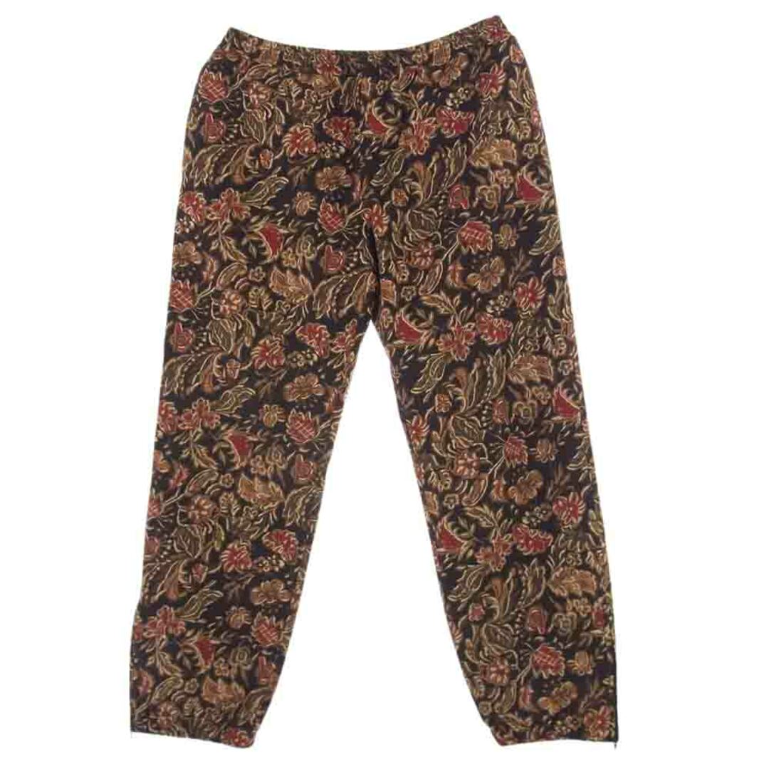 Supreme シュプリーム パンツ 18AW GORE-TEX Flower pants ゴアテックス フラワー パンツ ブラック系 ブラウン系 マルチカラー M【中古】