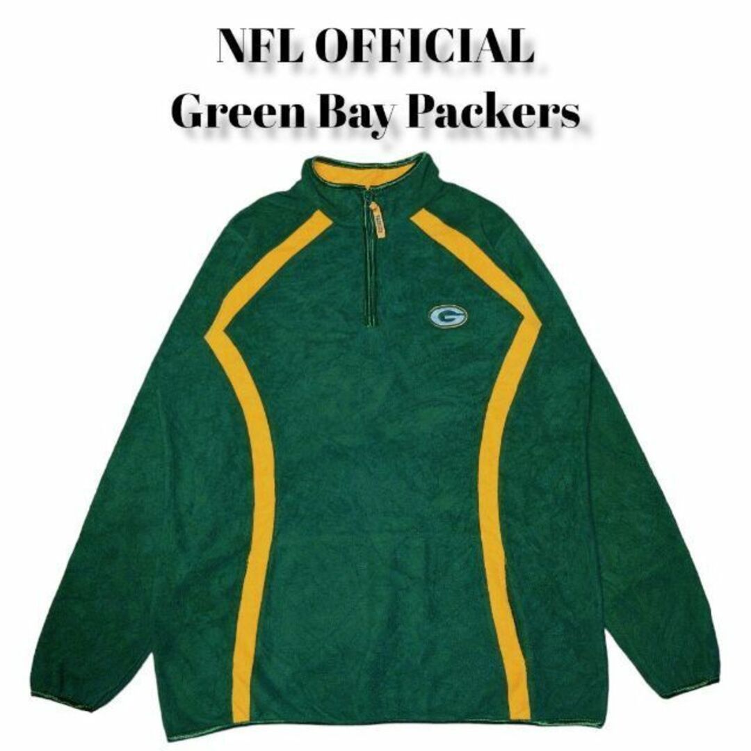 Green Bay Packers 薄手 ハーフジップフリース パッカーズ