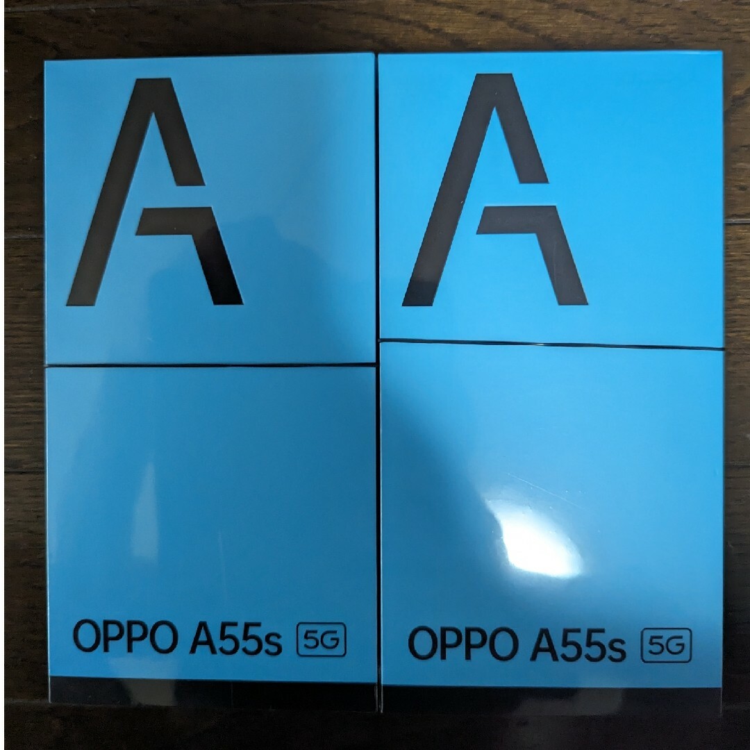 OPPOA55s5GカラーOPPO A55s 5G（ブラック）×2個※未開封