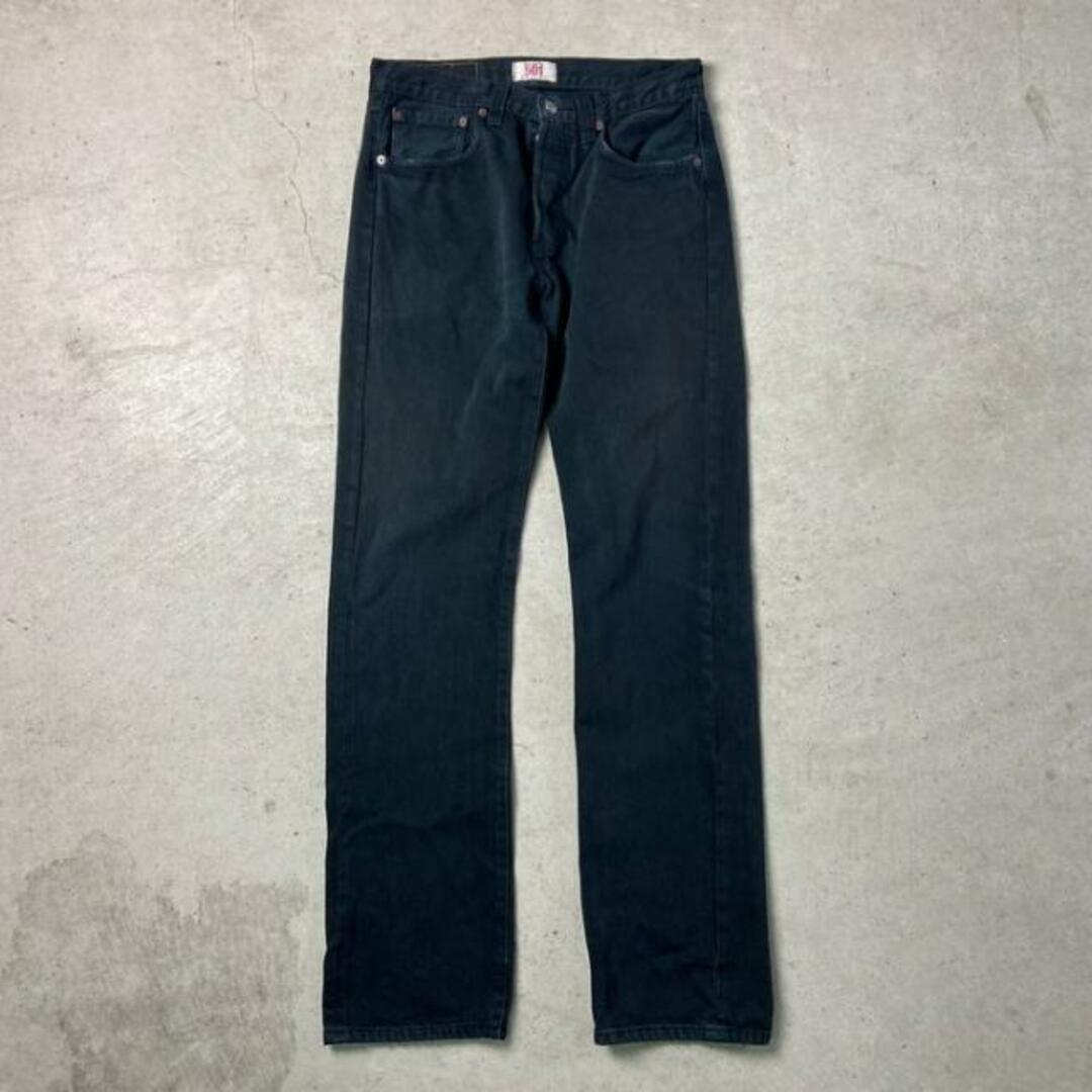 Levi00年代 Levi's リーバイス 501 ストレート ブラックデニムパンツ ユーロ ヨーロッパ企画  ジーンズ メンズW31 L34